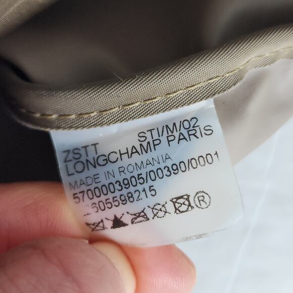 Longchamp Le Pliage Néo Nylon Green Medium Top Handle Travel Tote Purse Handbag - Picture 8 of 16